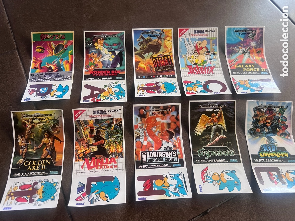 Coleccionismo cromos antiguos: Bollycao sega 92 lote de 47 sin repetir con letras