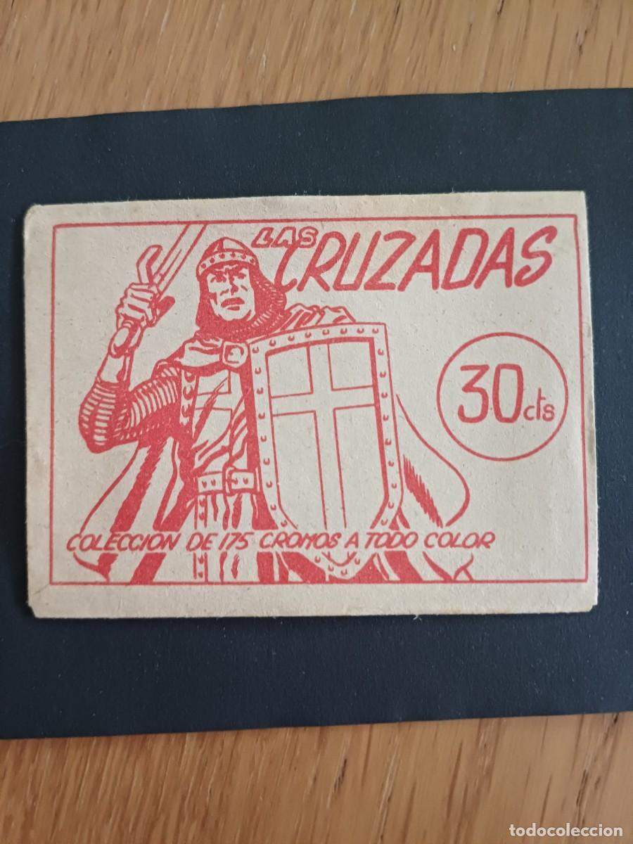 Coleccionismo cromos antiguos: SOBRE DE CROMOS LAS CRUZADAS, ED. RUIZ ROMERO, SIN ABRIR, DIFICIL