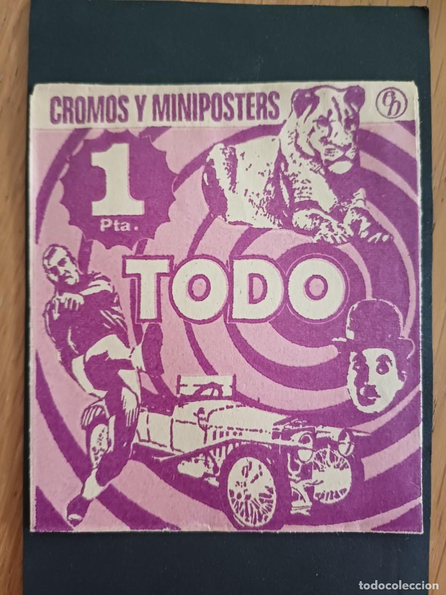 Coleccionismo cromos antiguos: SOBRE DE CROMOS SIN ABRIR DEL ALBUM TODO,EDITORIAL BRUGUERA, MUY DIFICIL