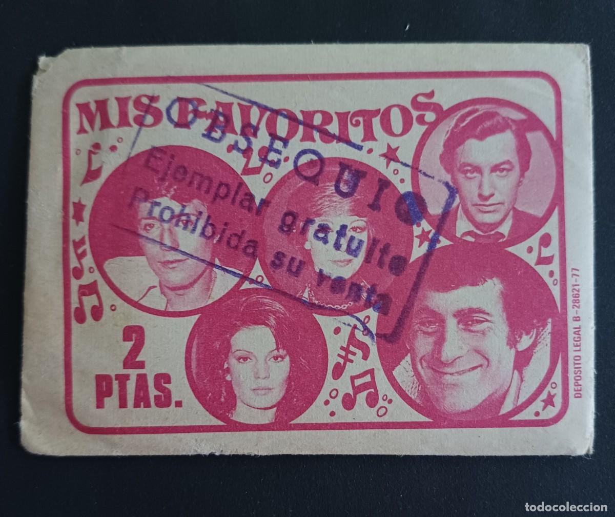 Collectionnisme Cartes &agrave; collectionner anciennes: SOBRE DE CROMOS SIN ABRIR, MIS FAVORITOS, RUIZ ROMERO, PERFECTO ESTADO
