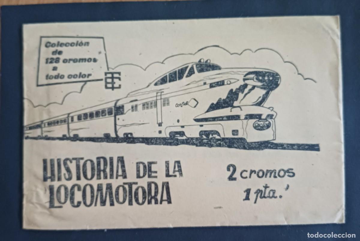 Colecionismo Cromos antigos: SOBRE DE CROMOS SIN ABRIR, HISTORIA DE LA LOCOMOTORA, TORAY, PERFECTO ESTADO