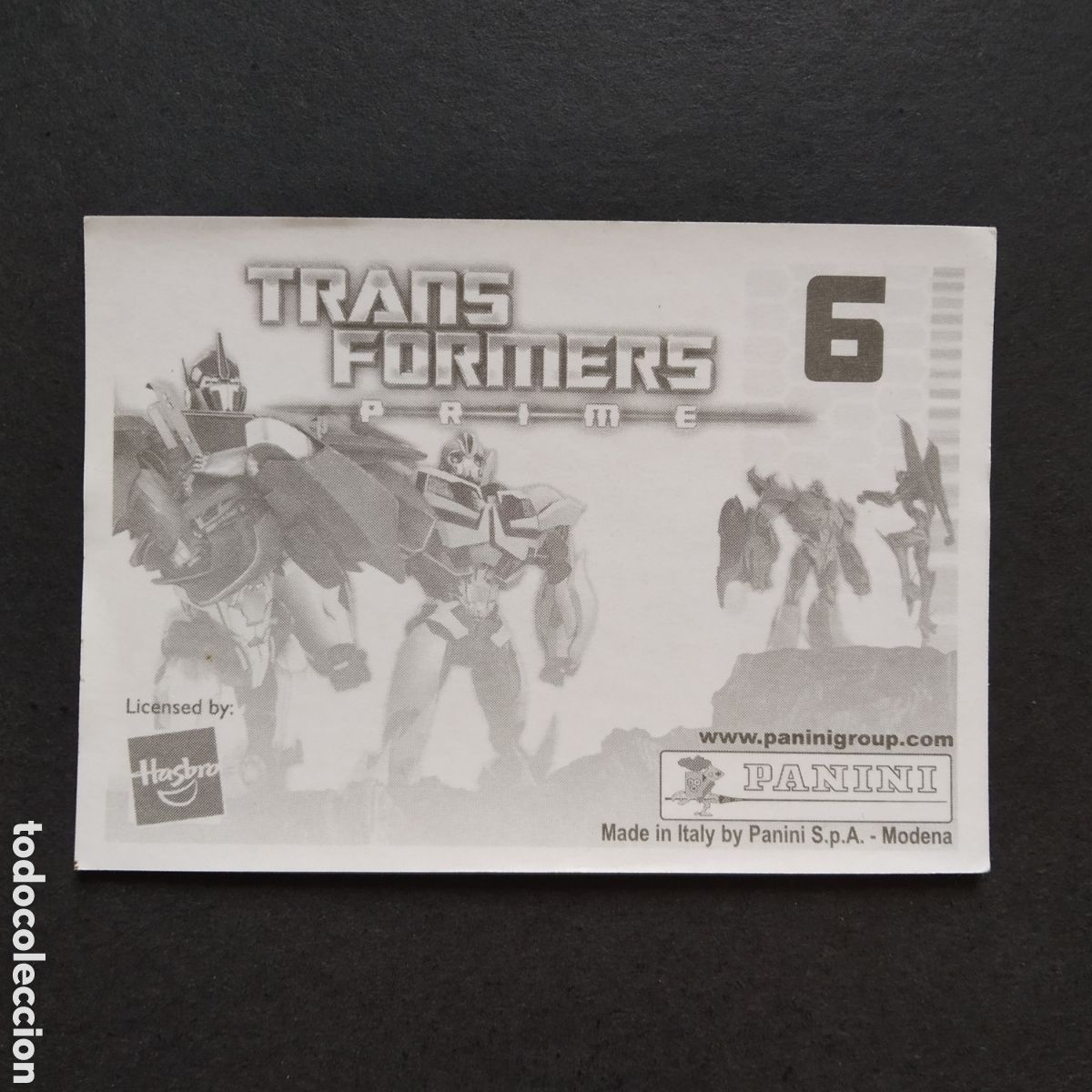 Coleccionismo cromos antiguos: CROMO - N&ordm; 006 - TRANSFORMERS PRIME - PANINI - A&Ntilde;O 2011 - Foto 2