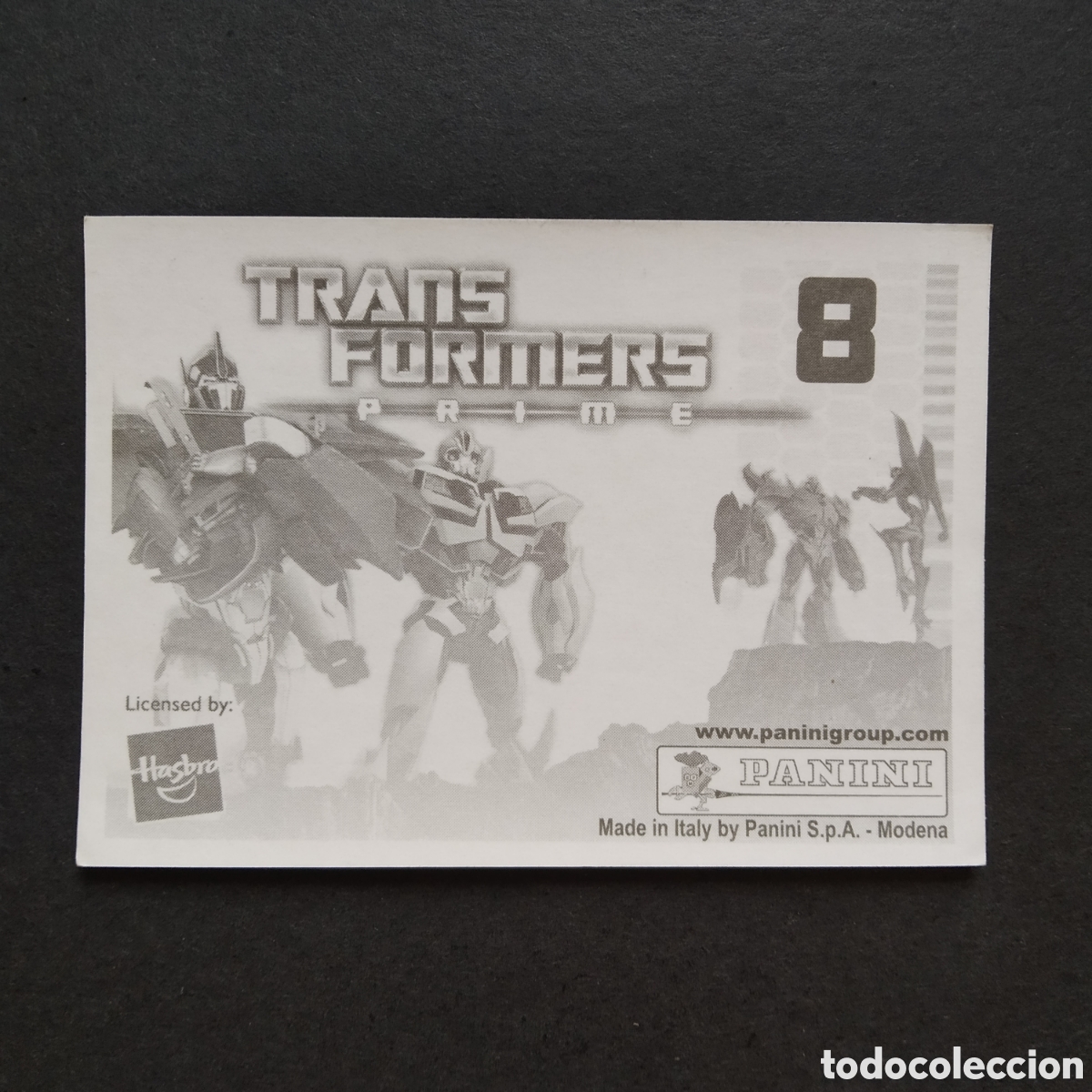 Coleccionismo cromos antiguos: CROMO - N&ordm; 008 - TRANSFORMERS PRIME - PANINI - A&Ntilde;O 2011 - Foto 2