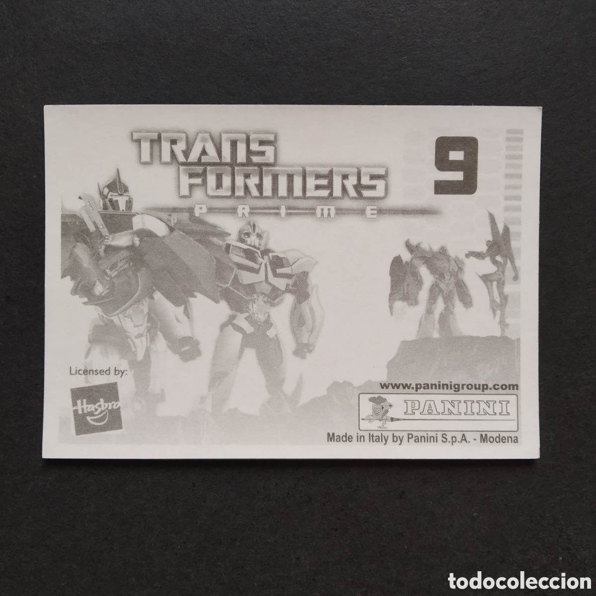 Coleccionismo cromos antiguos: CROMO - N&ordm; 009 - TRANSFORMERS PRIME - PANINI - A&Ntilde;O 2011 - Foto 2