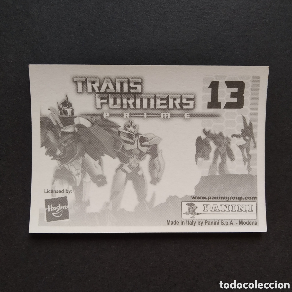 Coleccionismo cromos antiguos: CROMO - N&ordm; 013 - TRANSFORMERS PRIME - PANINI - A&Ntilde;O 2011 - Foto 2