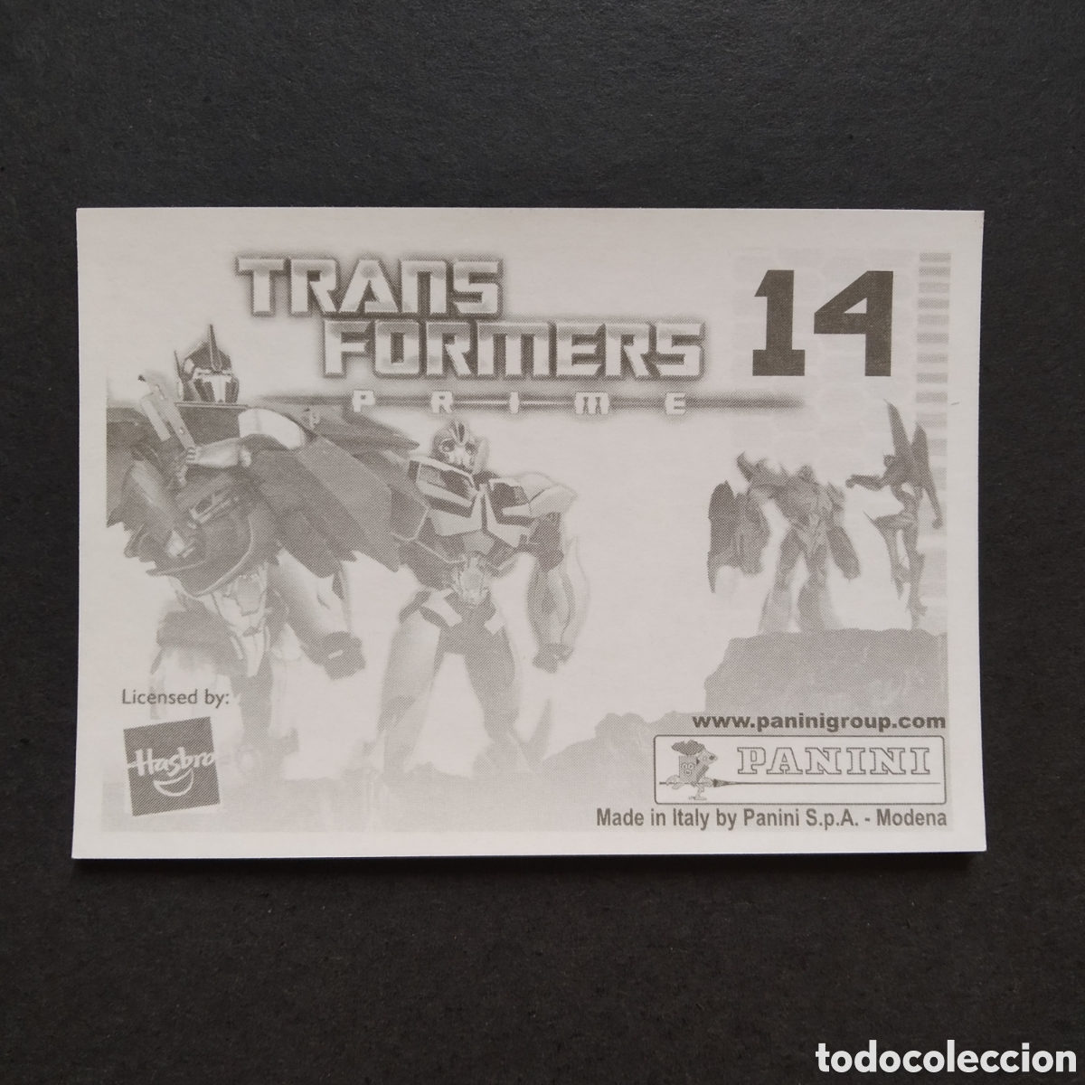Coleccionismo cromos antiguos: CROMO - N&ordm; 014 - TRANSFORMERS PRIME - PANINI - A&Ntilde;O 2011 - Foto 2