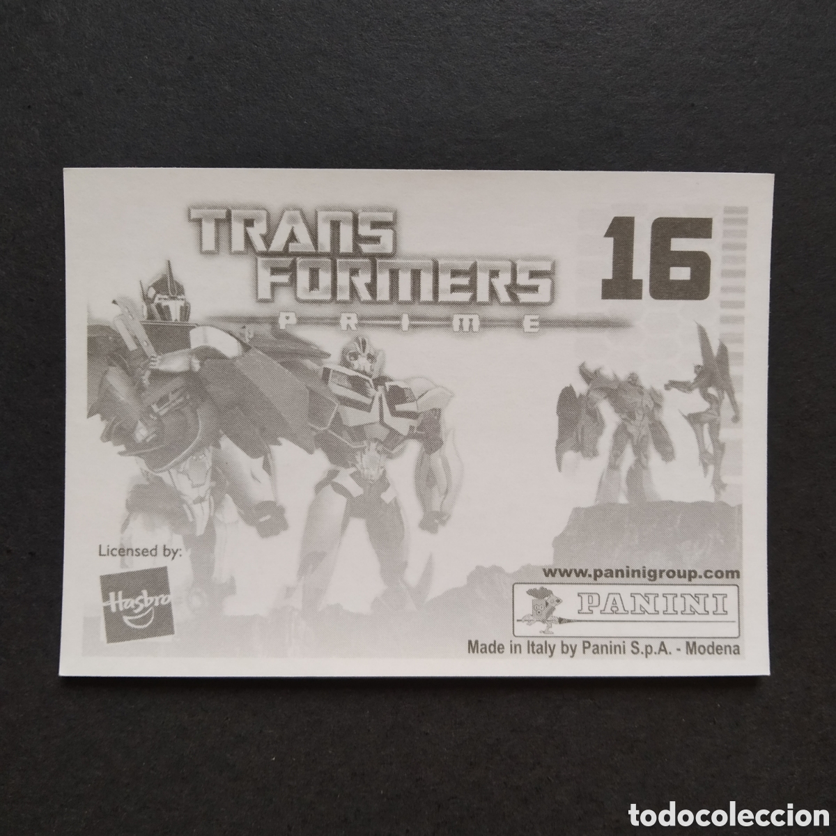 Coleccionismo cromos antiguos: CROMO - N&ordm; 016 - TRANSFORMERS PRIME - PANINI - A&Ntilde;O 2011 - Foto 2