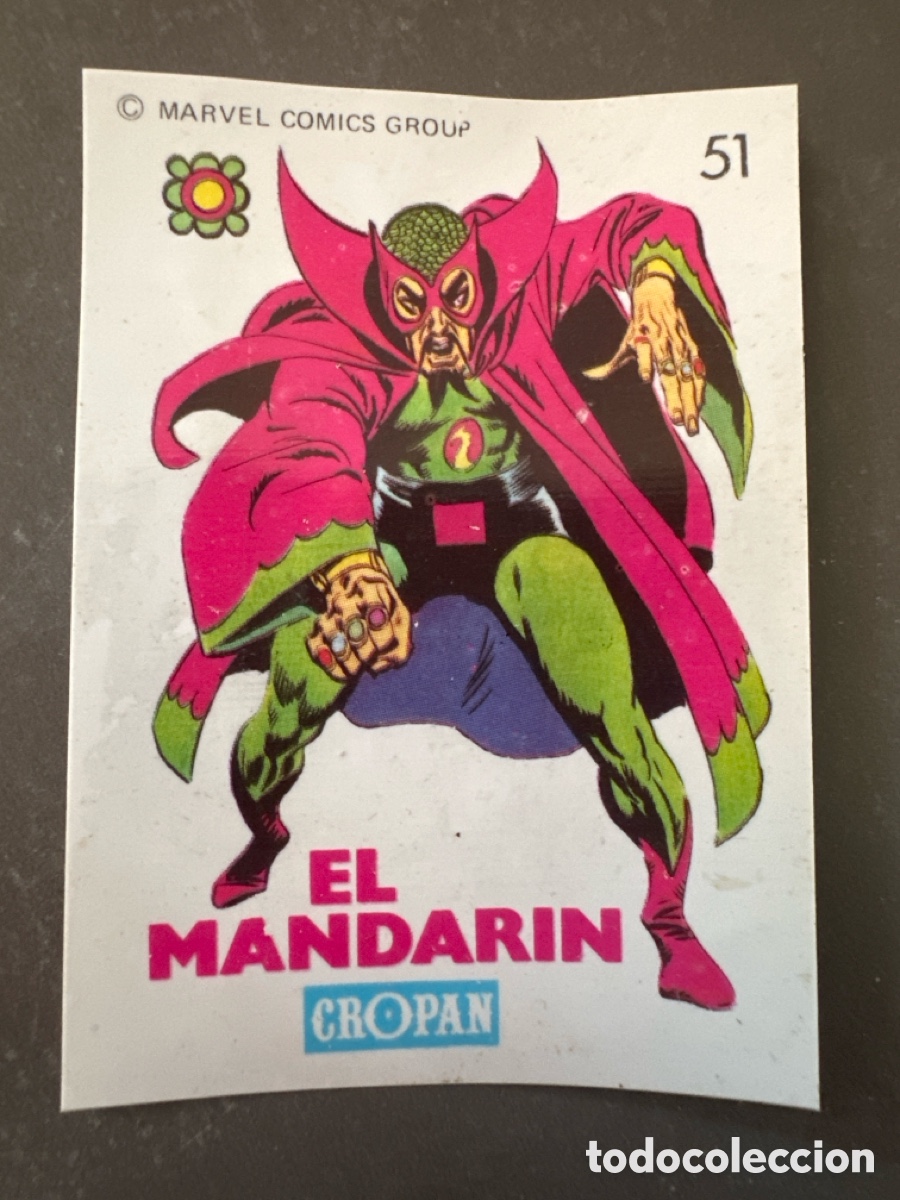Coleccionismo cromos antiguos: CROMO CROPAN DESCUBRE A TUS H&Eacute;ROES N&Uacute;MERO 51 EL MANDAR&Iacute;N. DESPEGADO