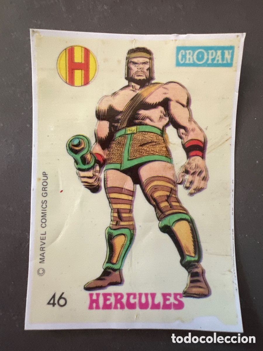 Coleccionismo cromos antiguos: CROMO CROPAN DESCUBRE A TUS H&Eacute;ROES N&Uacute;MERO 46 H&Eacute;RCULES. SIN PEGAR NUNCA PEGADO