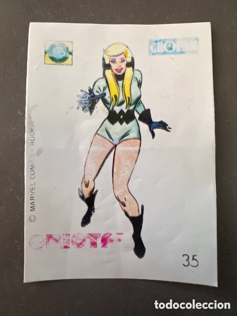 Coleccionismo cromos antiguos: CROMO CROPAN DESCUBRE A TUS H&Eacute;ROES N&Uacute;MERO 35 CRISTAL. SIN PEGAR NUNCA PEGADO