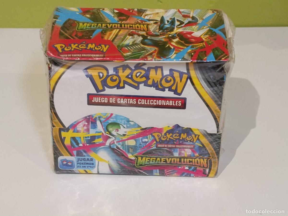 Coleccionismo cromos antiguos: Caja cartas y sobres Pokemon megaevolucion