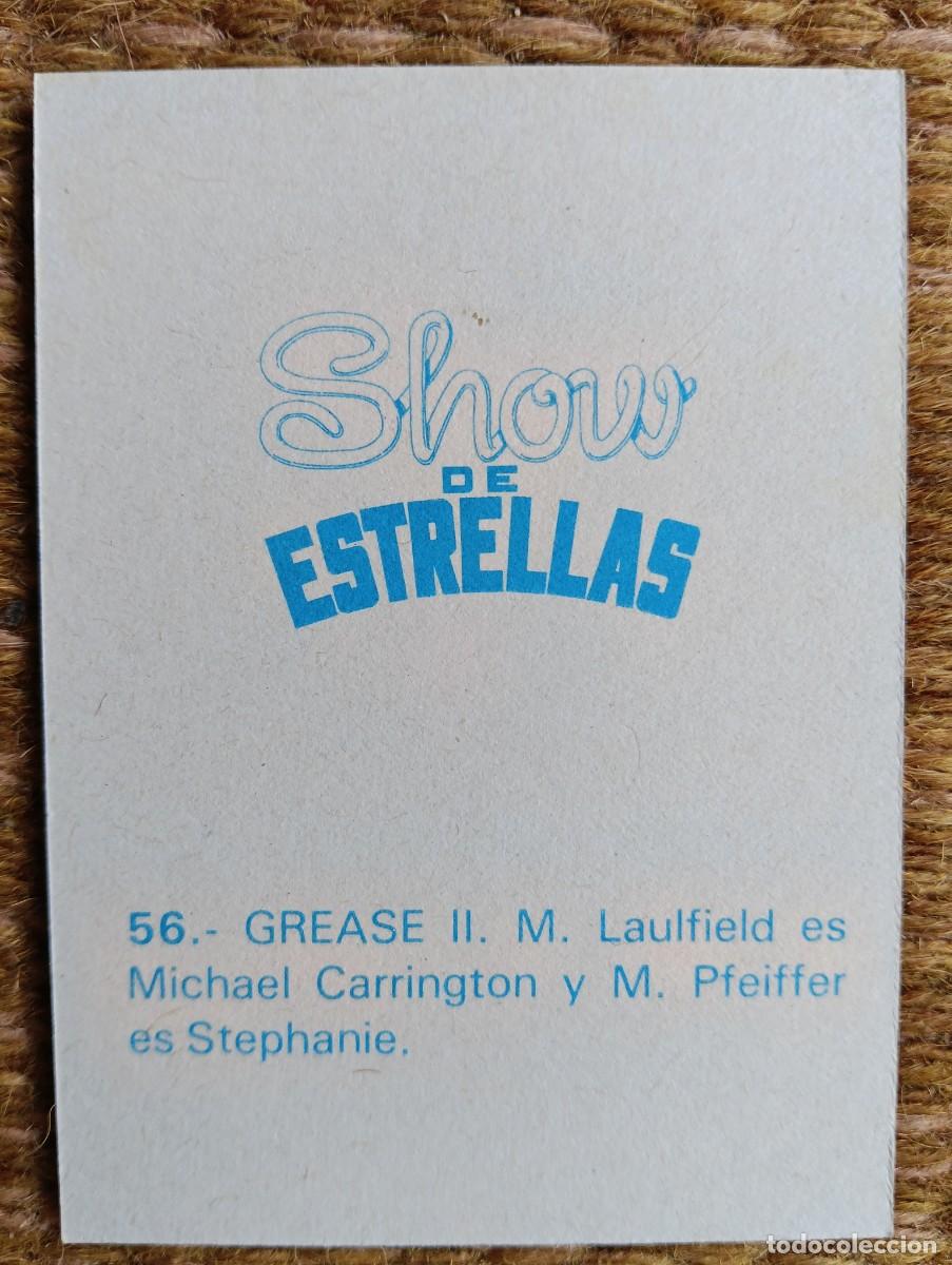 Coleccionismo cromos antiguos: show de estrellas - n&ordm; 56 grase II - Foto 2