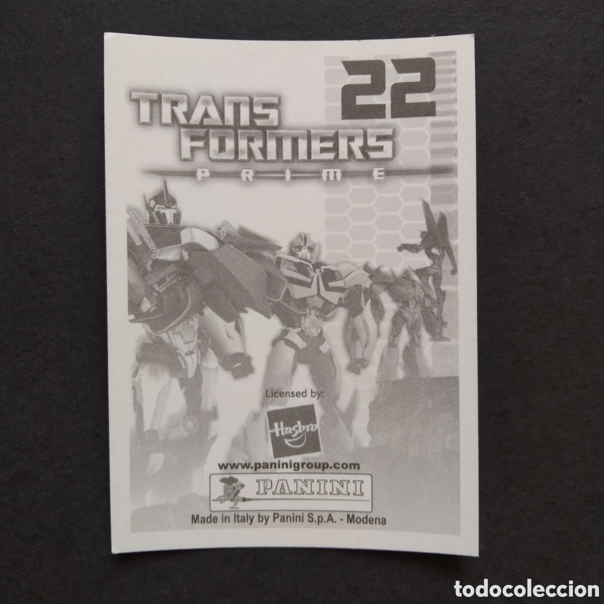 Coleccionismo cromos antiguos: CROMO - N&ordm; 022 - TRANSFORMERS PRIME - PANINI - A&Ntilde;O 2011 - Foto 2