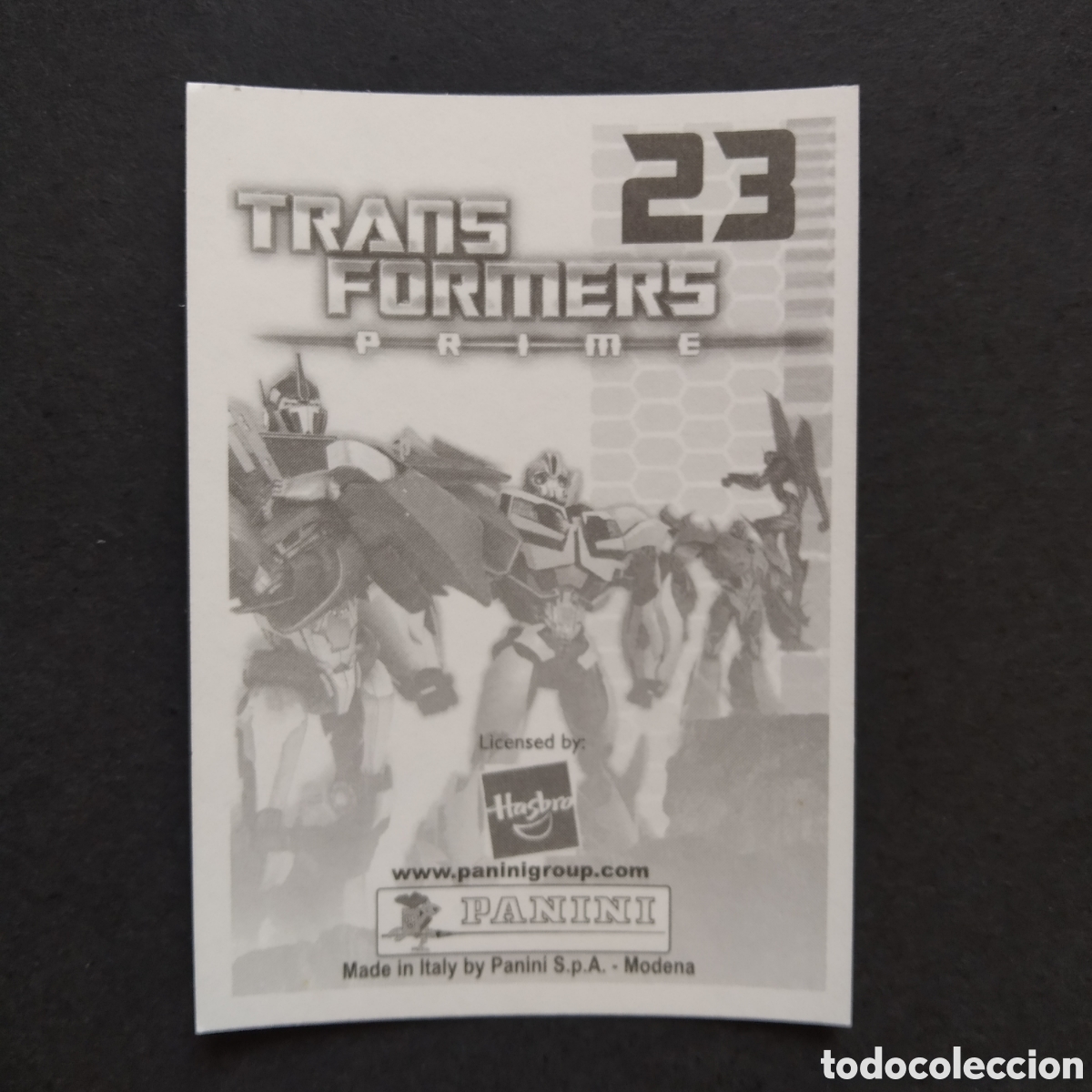 Coleccionismo cromos antiguos: CROMO - N&ordm; 023 - TRANSFORMERS PRIME - PANINI - A&Ntilde;O 2011 - Foto 2