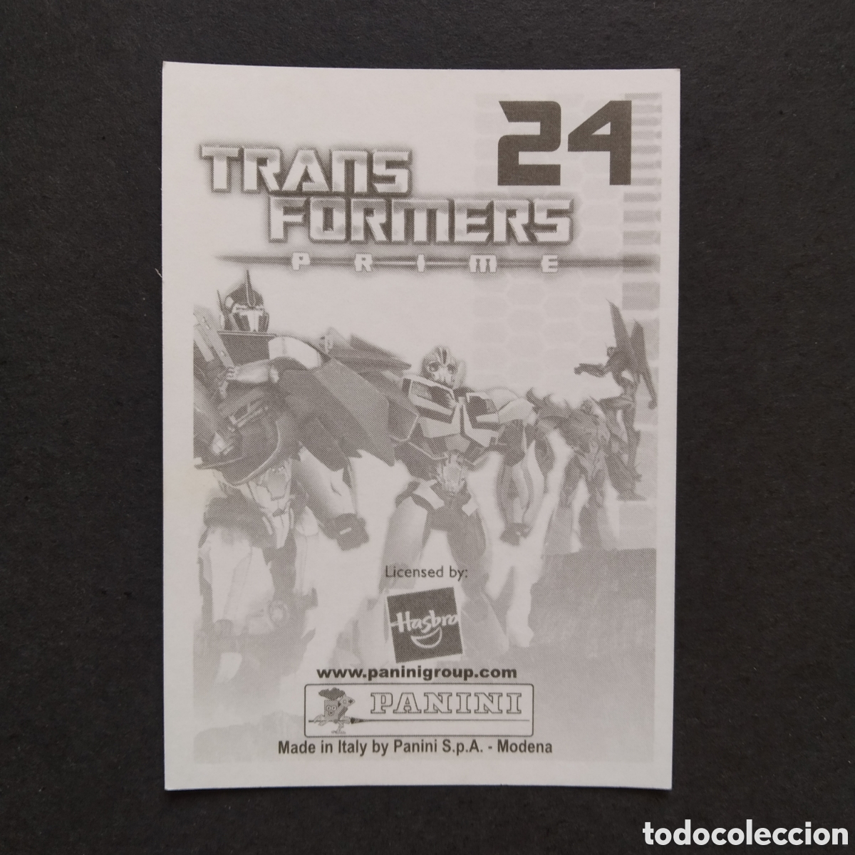 Coleccionismo cromos antiguos: CROMO - N&ordm; 024 - TRANSFORMERS PRIME - PANINI - A&Ntilde;O 2011 - Foto 2