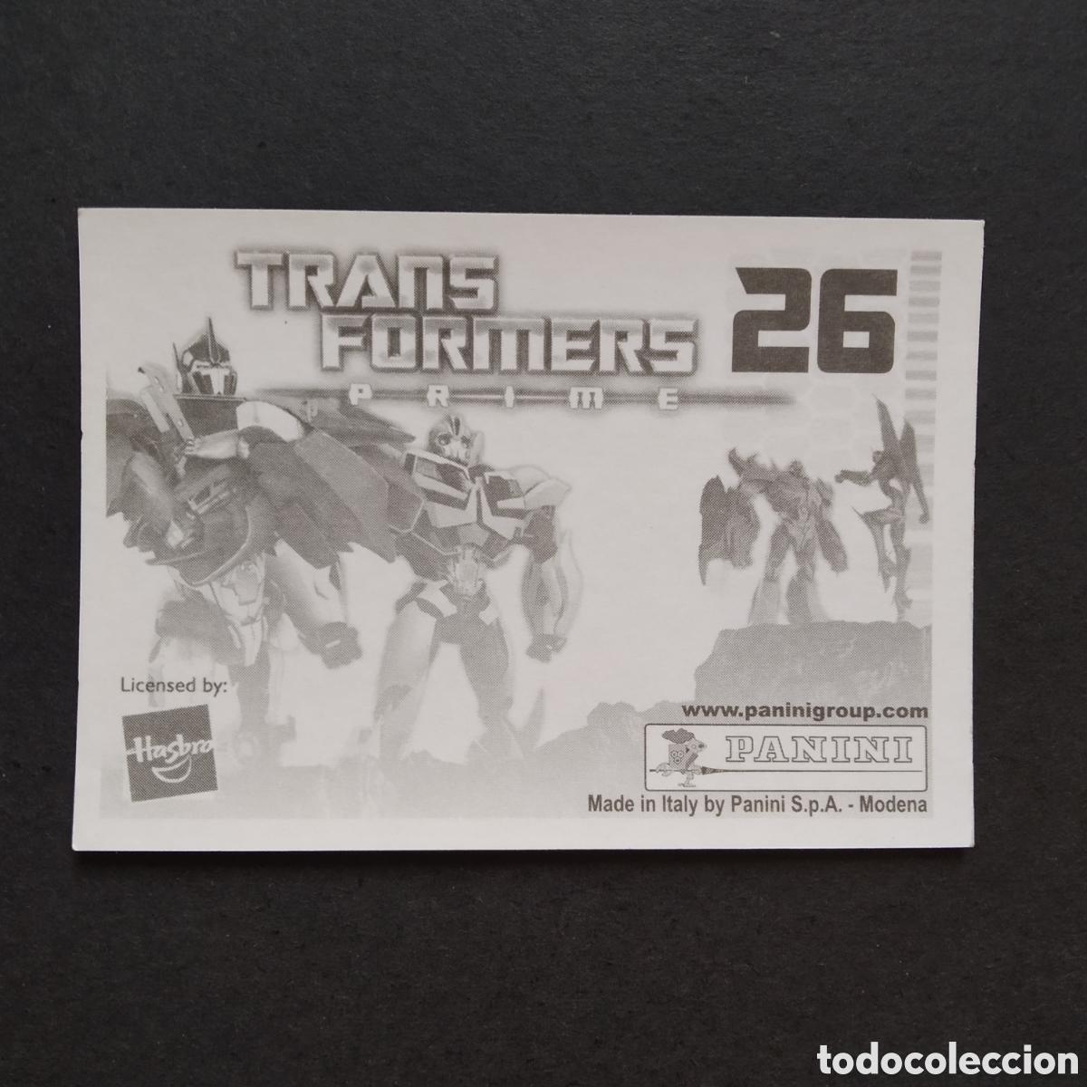 Coleccionismo cromos antiguos: CROMO - N&ordm; 026 - TRANSFORMERS PRIME - PANINI - A&Ntilde;O 2011 - Foto 2