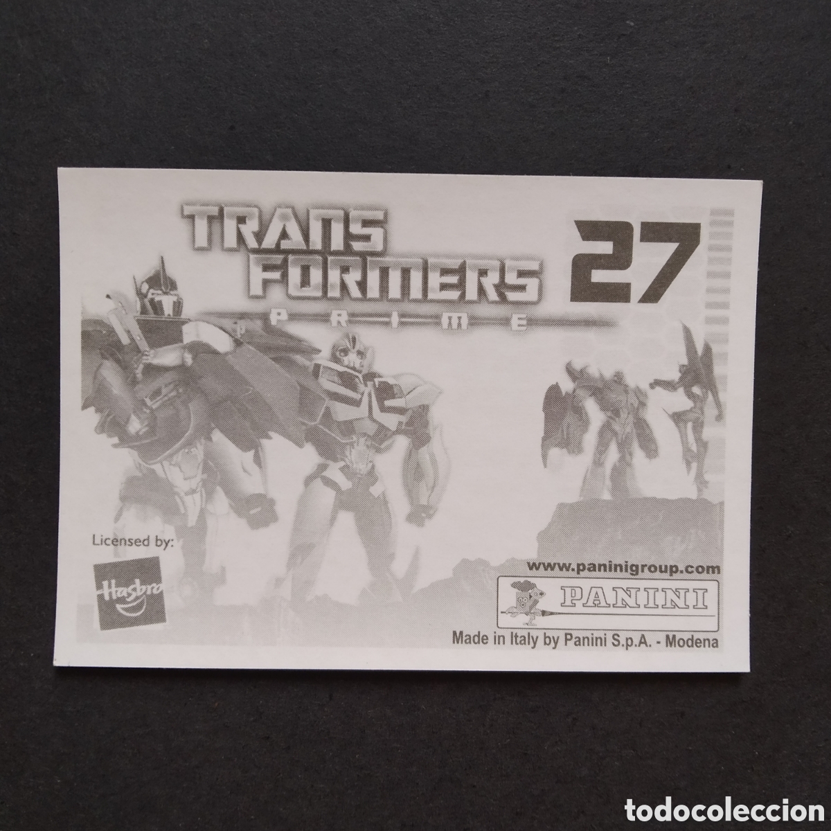 Coleccionismo cromos antiguos: CROMO - N&ordm; 027 - TRANSFORMERS PRIME - PANINI - A&Ntilde;O 2011 - Foto 2