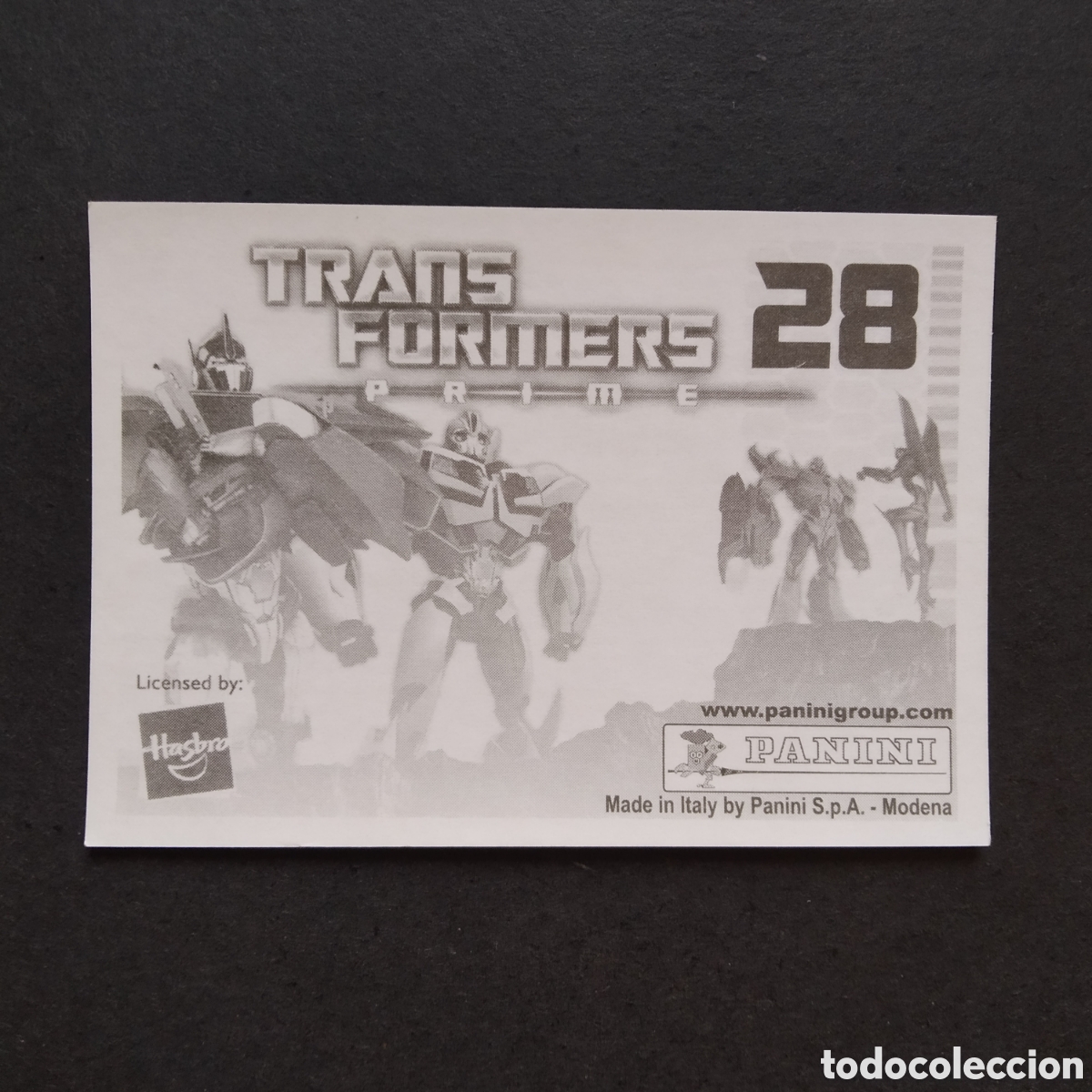 Coleccionismo cromos antiguos: CROMO - N&ordm; 028 - TRANSFORMERS PRIME - PANINI - A&Ntilde;O 2011 - Foto 2