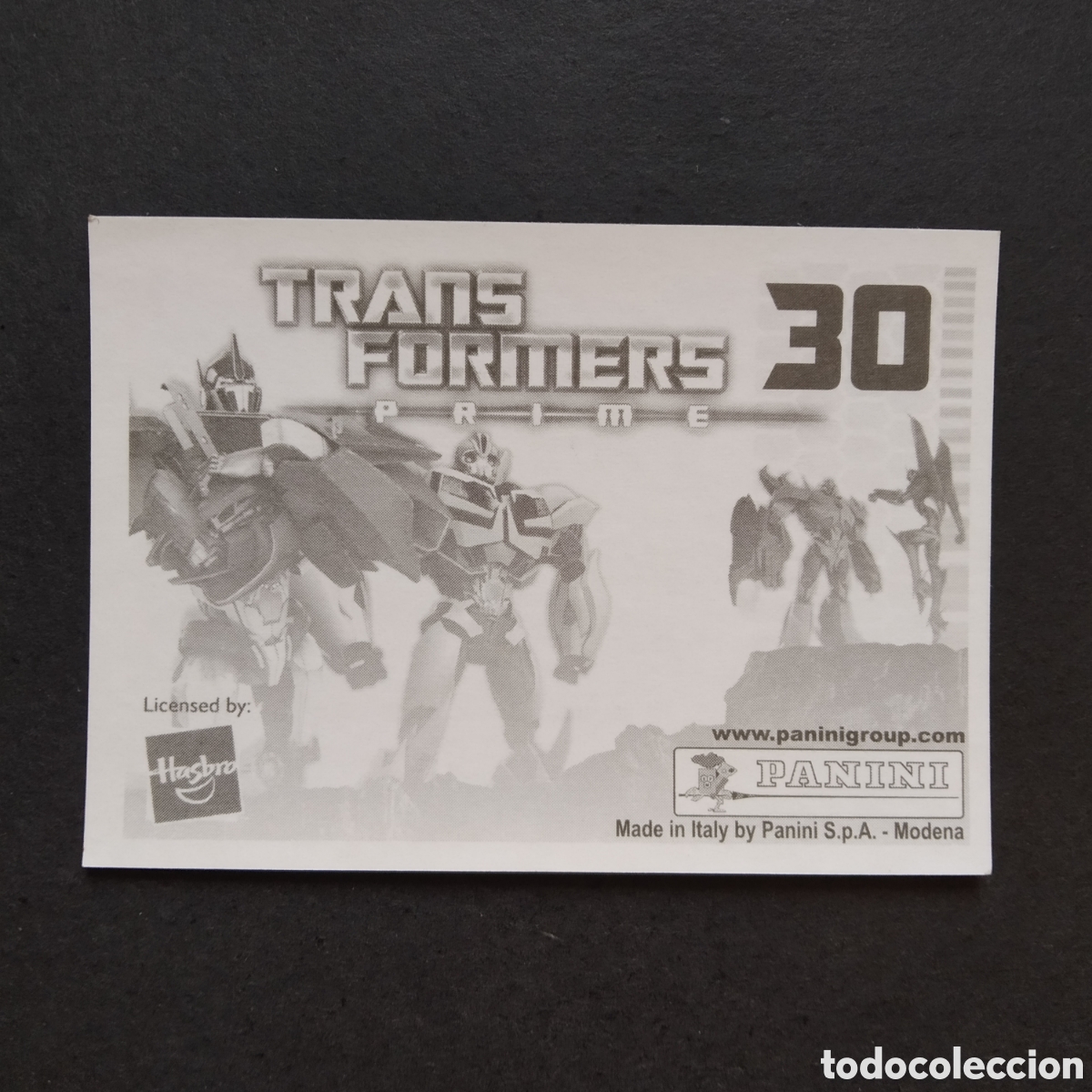 Coleccionismo cromos antiguos: CROMO - N&ordm; 030 - TRANSFORMERS PRIME - PANINI - A&Ntilde;O 2011 - Foto 2