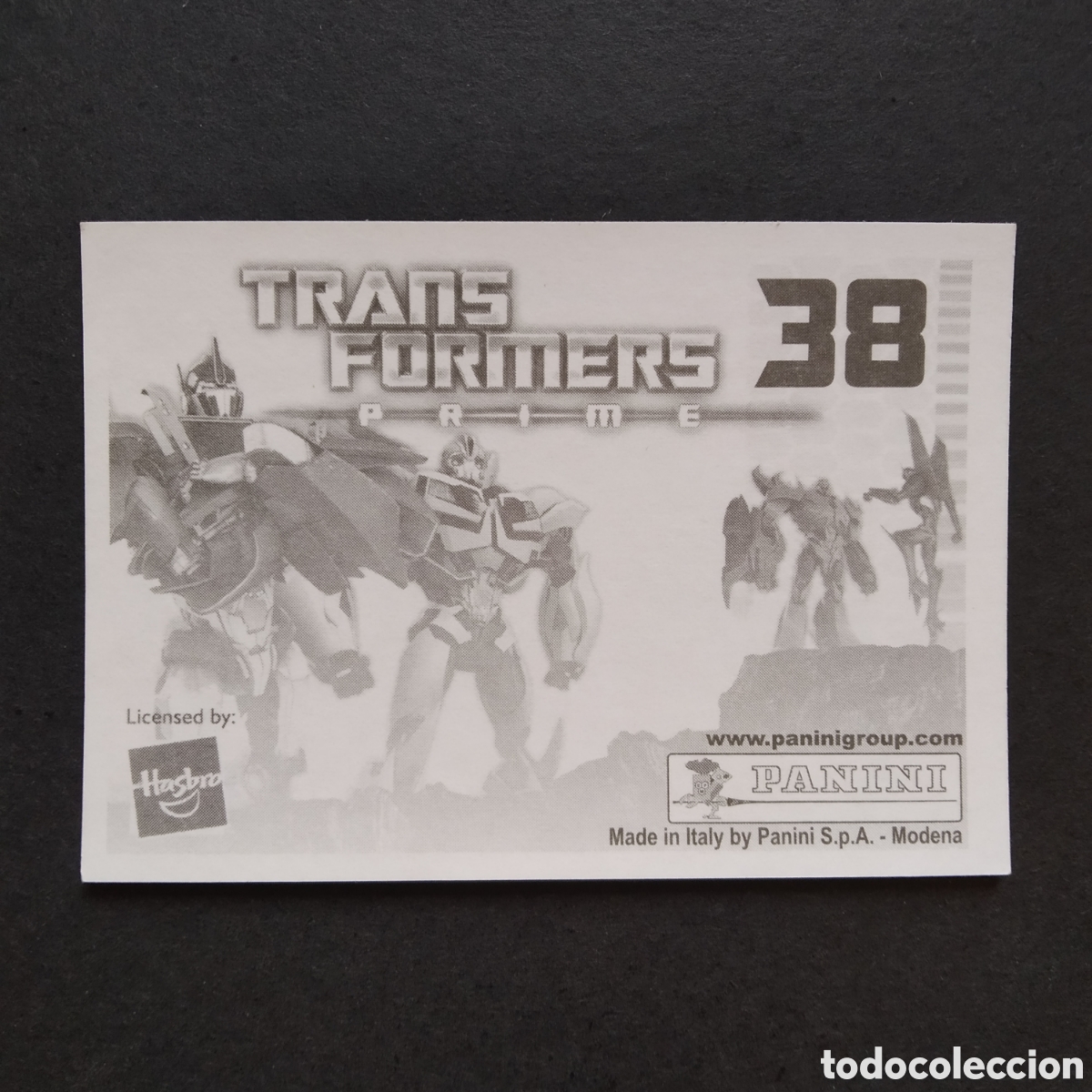 Coleccionismo cromos antiguos: CROMO - N&ordm; 038 - TRANSFORMERS PRIME - PANINI - A&Ntilde;O 2011 - Foto 2