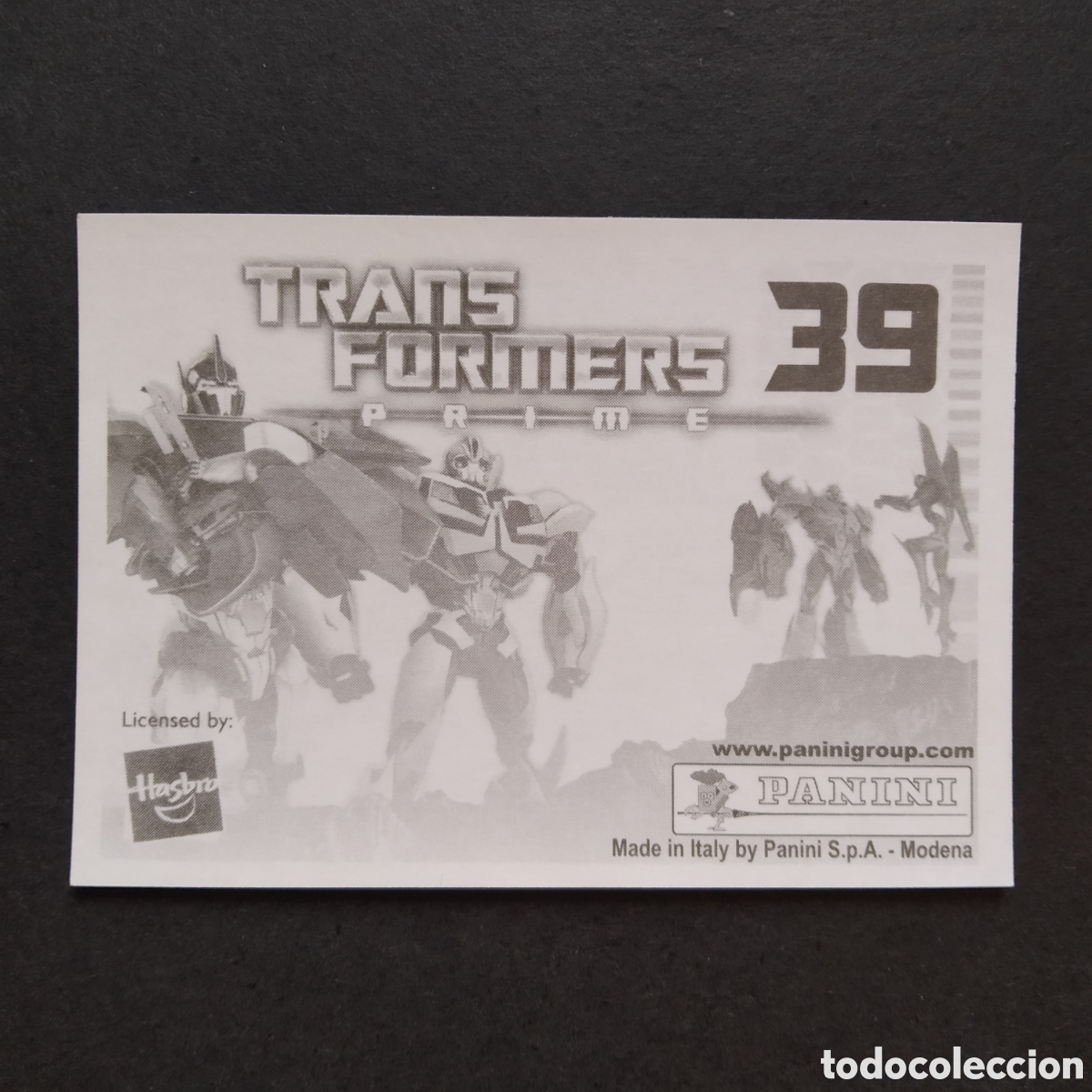 Coleccionismo cromos antiguos: CROMO - N&ordm; 039 - TRANSFORMERS PRIME - PANINI - A&Ntilde;O 2011 - Foto 2