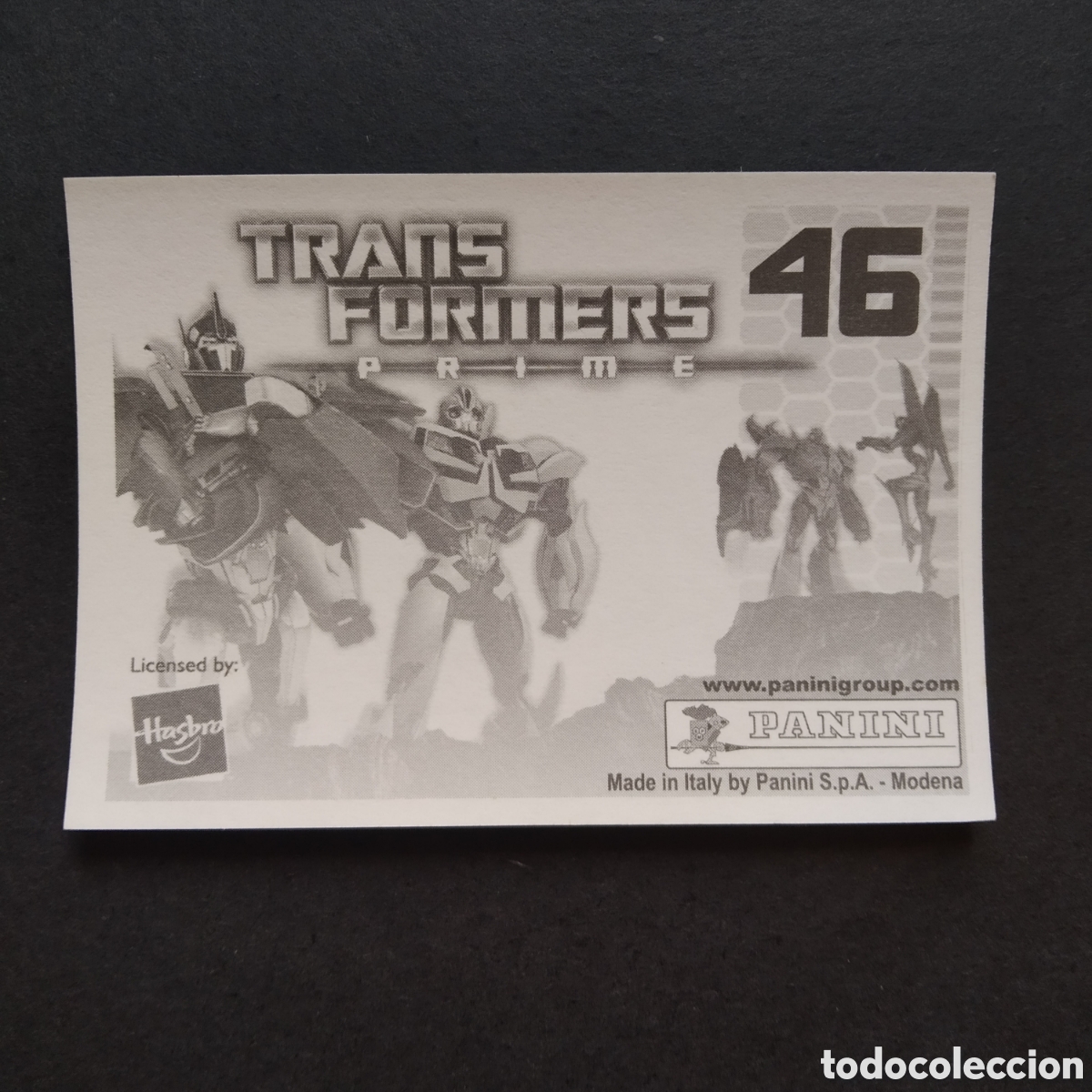 Coleccionismo cromos antiguos: CROMO - N&ordm; 046 - TRANSFORMERS PRIME - PANINI - A&Ntilde;O 2011 - Foto 2