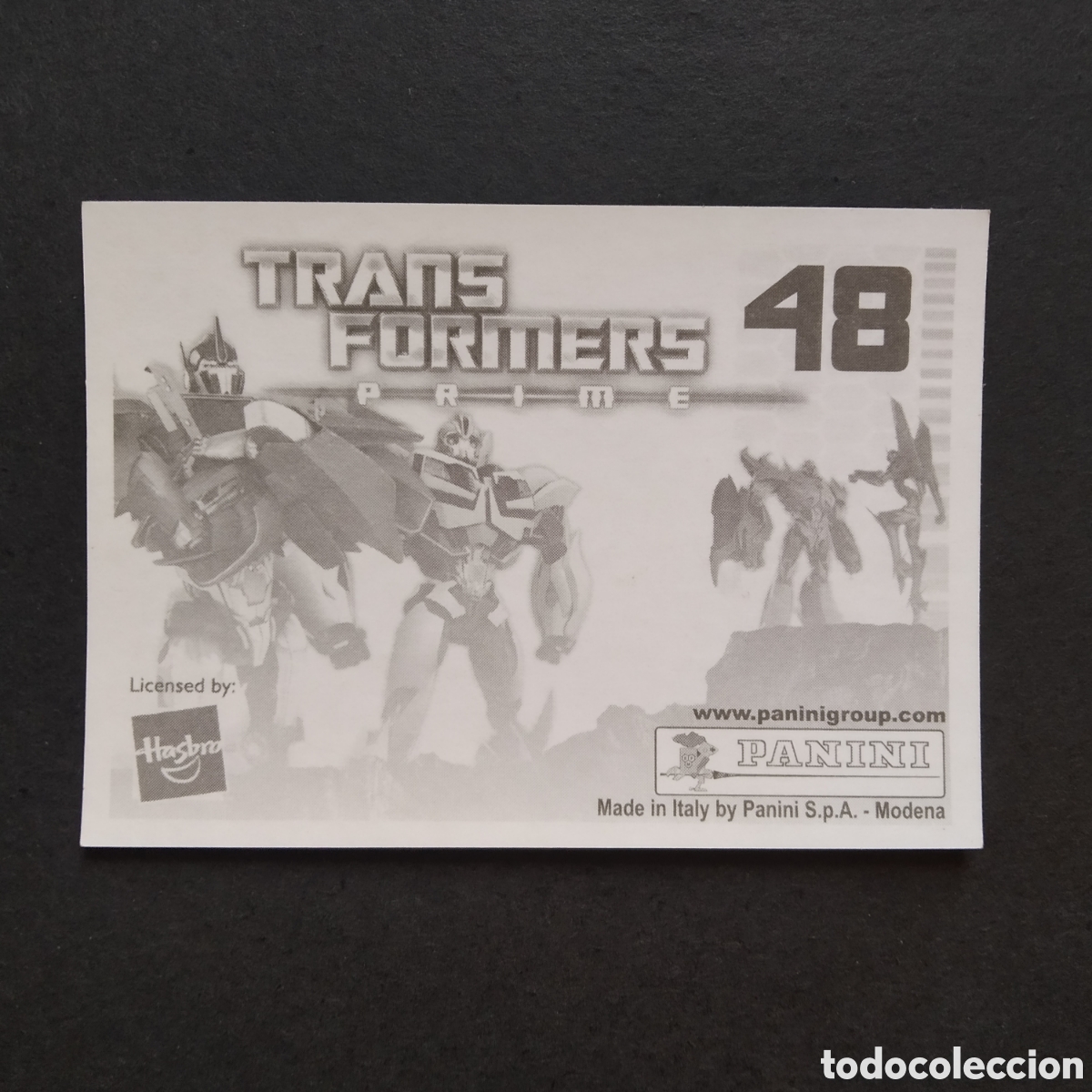 Coleccionismo cromos antiguos: CROMO - N&ordm; 048 - TRANSFORMERS PRIME - PANINI - A&Ntilde;O 2011 - Foto 2