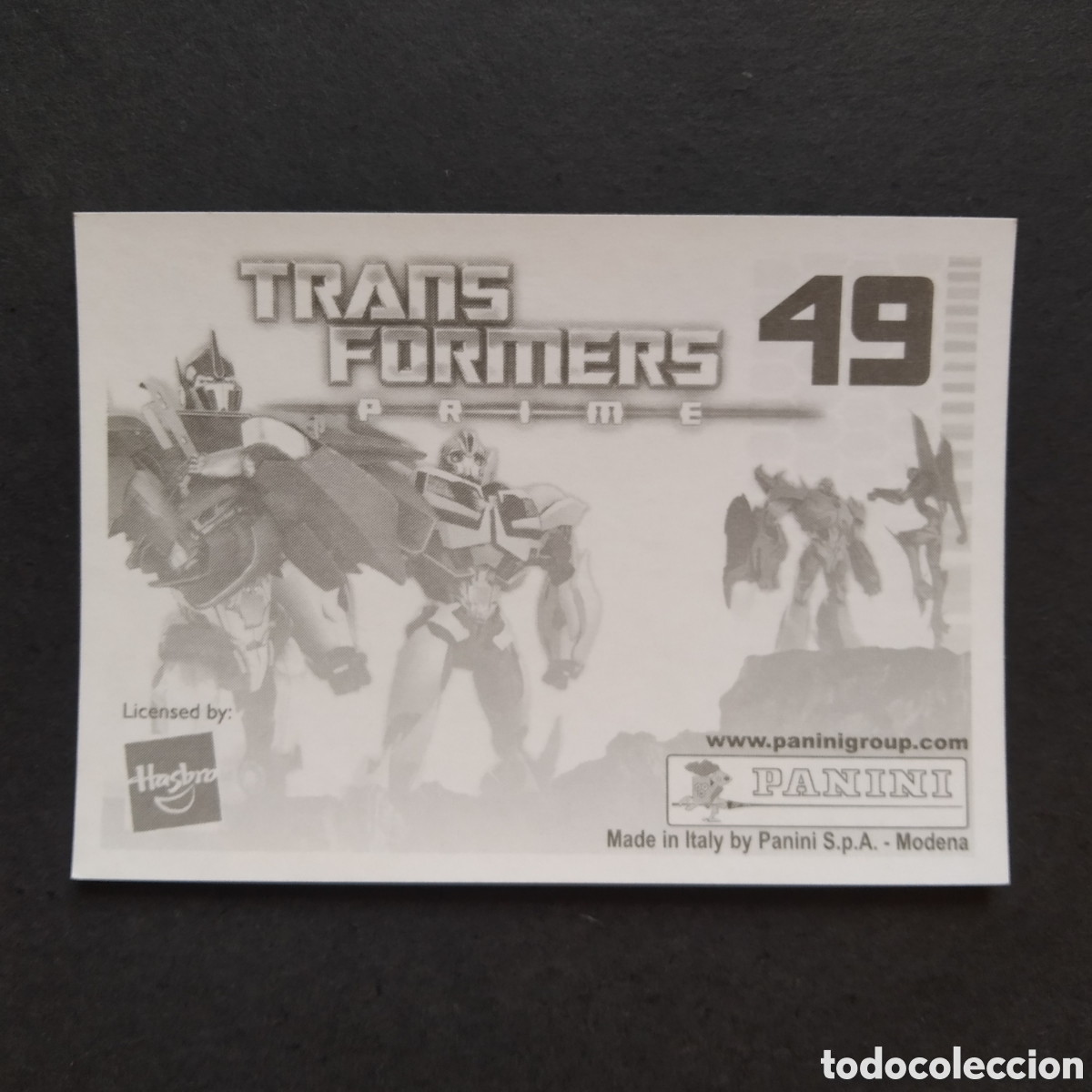 Coleccionismo cromos antiguos: CROMO - N&ordm; 049 - TRANSFORMERS PRIME - PANINI - A&Ntilde;O 2011 - Foto 2