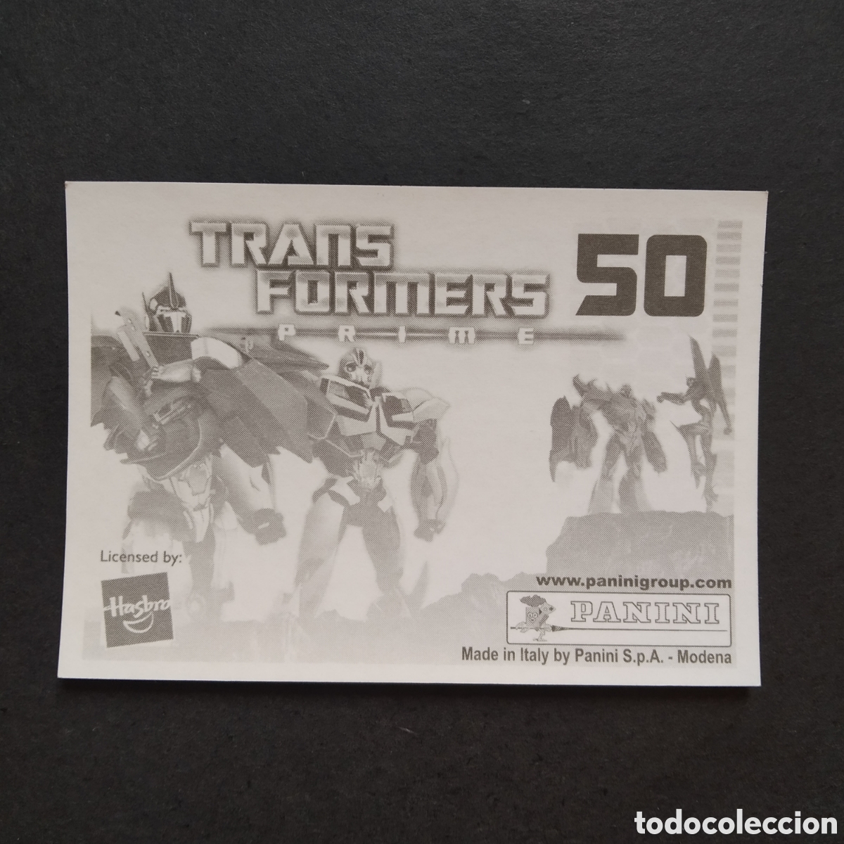 Coleccionismo cromos antiguos: CROMO - N&ordm; 050 - TRANSFORMERS PRIME - PANINI - A&Ntilde;O 2011 - Foto 2