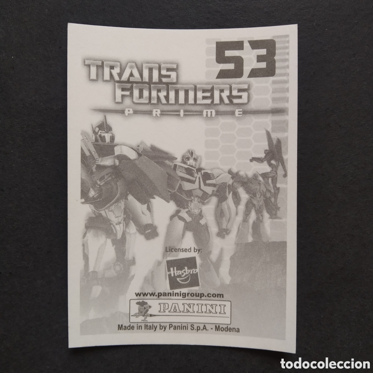 Coleccionismo cromos antiguos: CROMO - N&ordm; 053 - TRANSFORMERS PRIME - PANINI - A&Ntilde;O 2011 - Foto 2