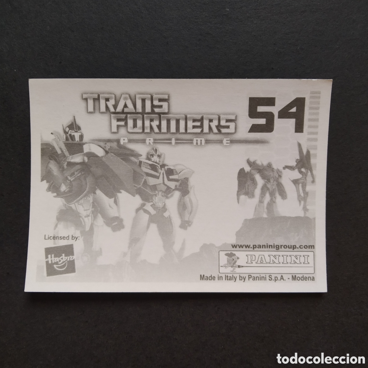 Coleccionismo cromos antiguos: CROMO - N&ordm; 054 - TRANSFORMERS PRIME - PANINI - A&Ntilde;O 2011 - Foto 2