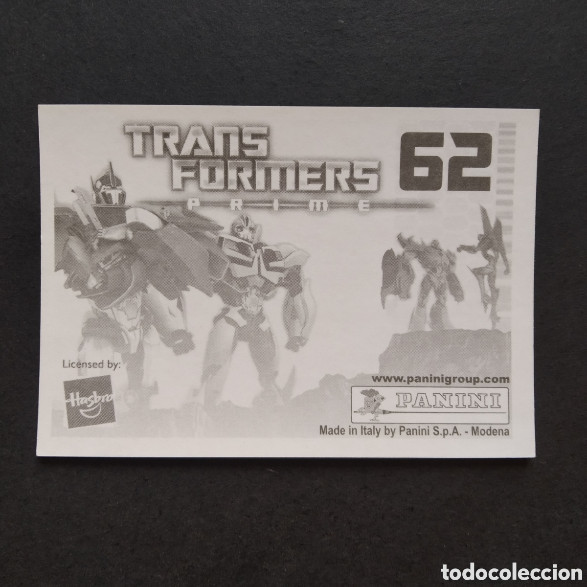 Coleccionismo cromos antiguos: CROMO - N&ordm; 062 - TRANSFORMERS PRIME - PANINI - A&Ntilde;O 2011 - Foto 2