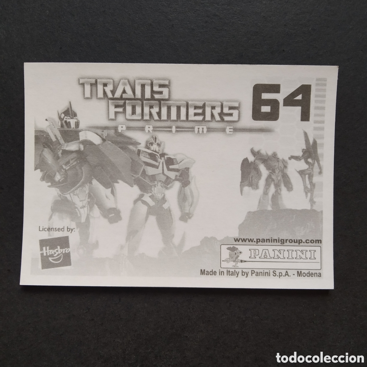 Coleccionismo cromos antiguos: CROMO - N&ordm; 064 - TRANSFORMERS PRIME - PANINI - A&Ntilde;O 2011 - Foto 2