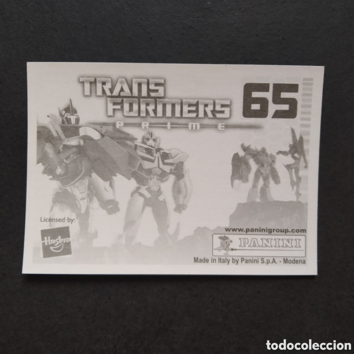 Coleccionismo cromos antiguos: CROMO - N&ordm; 065 - TRANSFORMERS PRIME - PANINI - A&Ntilde;O 2011 - Foto 2