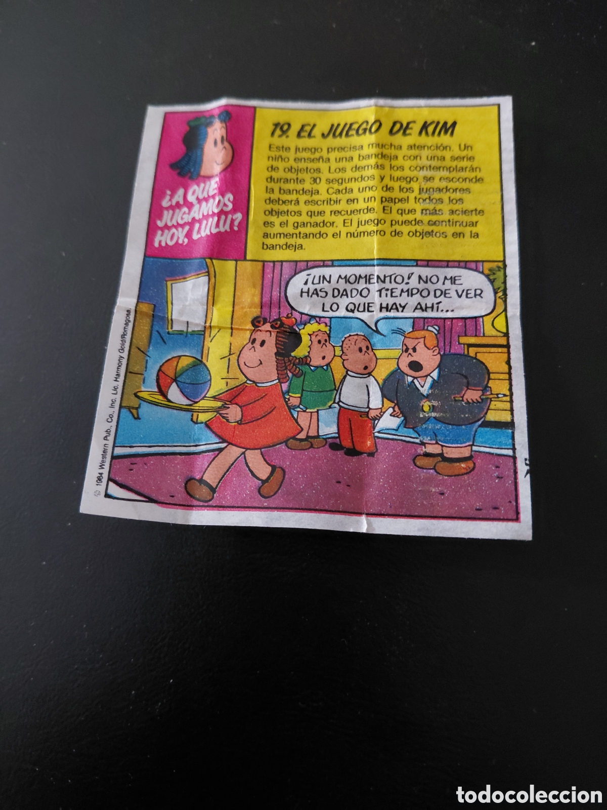 Sammeln alte Sammelbilder: Cromo la peque&ntilde;a lulu 1984