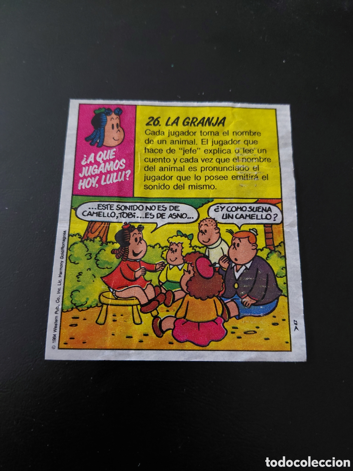 Collezionismo Figurine antiche: Cromo la peque&ntilde;a lulu 1984