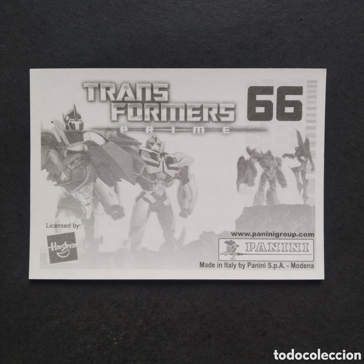 Coleccionismo cromos antiguos: CROMO - N&ordm; 066 - TRANSFORMERS PRIME - PANINI - A&Ntilde;O 2011 - Foto 2