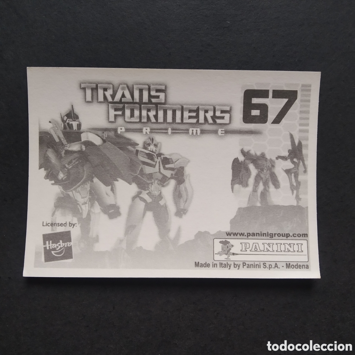 Coleccionismo cromos antiguos: CROMO - N&ordm; 067 - TRANSFORMERS PRIME - PANINI - A&Ntilde;O 2011 - Foto 2