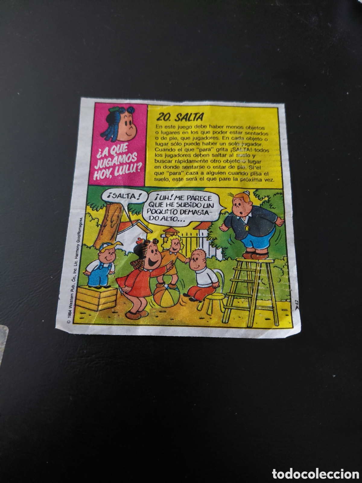 Coleccionismo cromos antiguos: Cromo la peque&ntilde;a lulu 1984