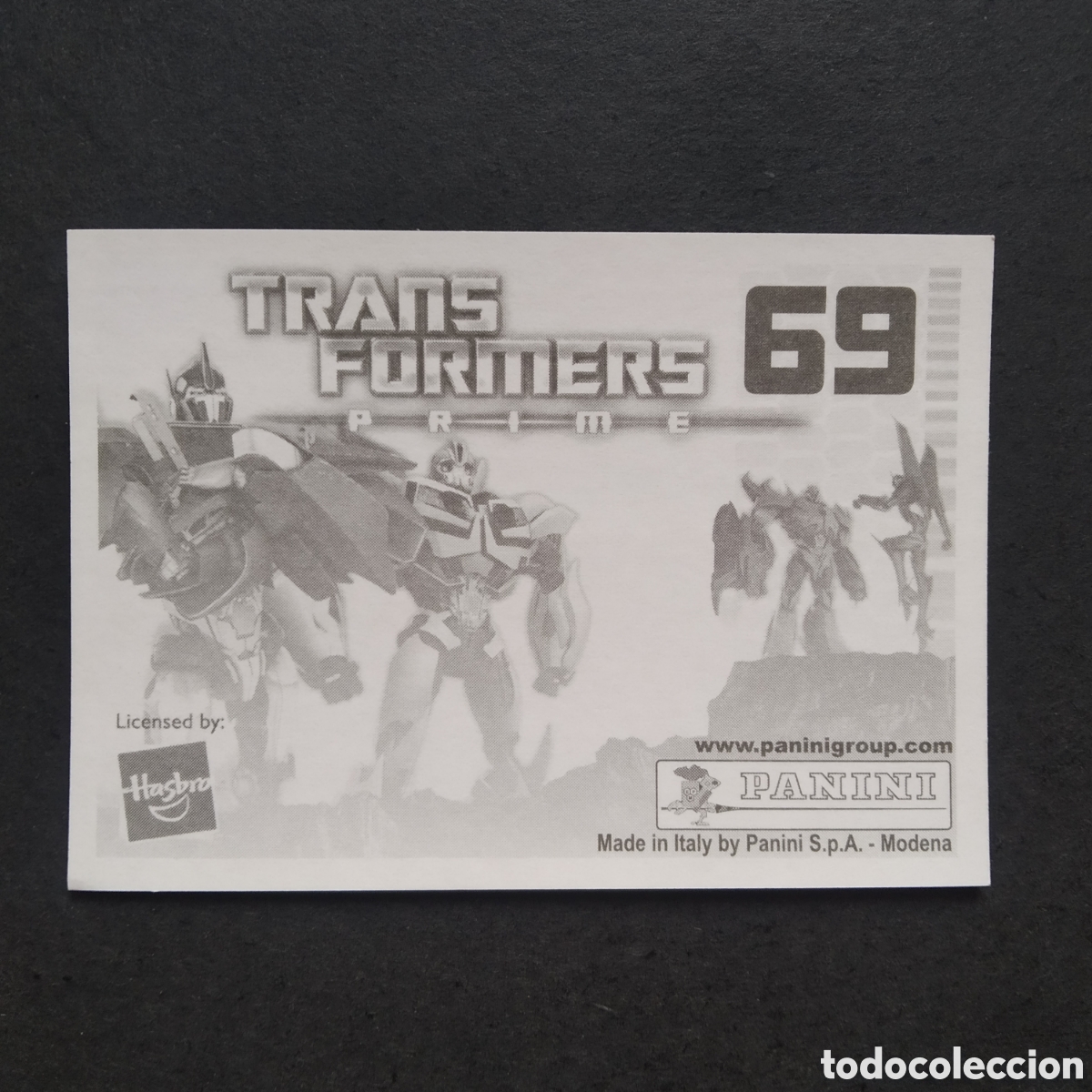 Coleccionismo cromos antiguos: CROMO - N&ordm; 069 - TRANSFORMERS PRIME - PANINI - A&Ntilde;O 2011 - Foto 2
