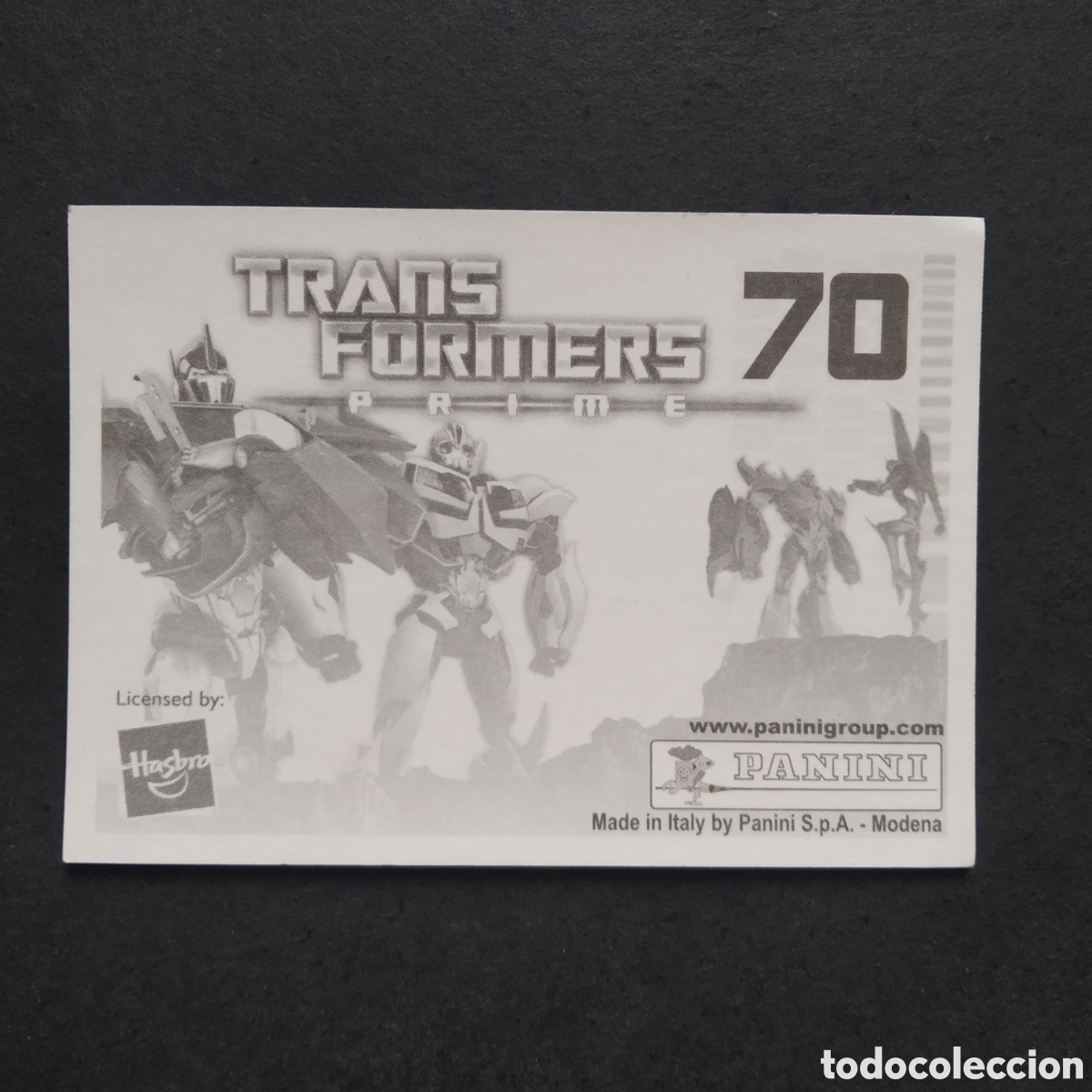Coleccionismo cromos antiguos: CROMO - N&ordm; 070 - TRANSFORMERS PRIME - PANINI - A&Ntilde;O 2011 - Foto 2