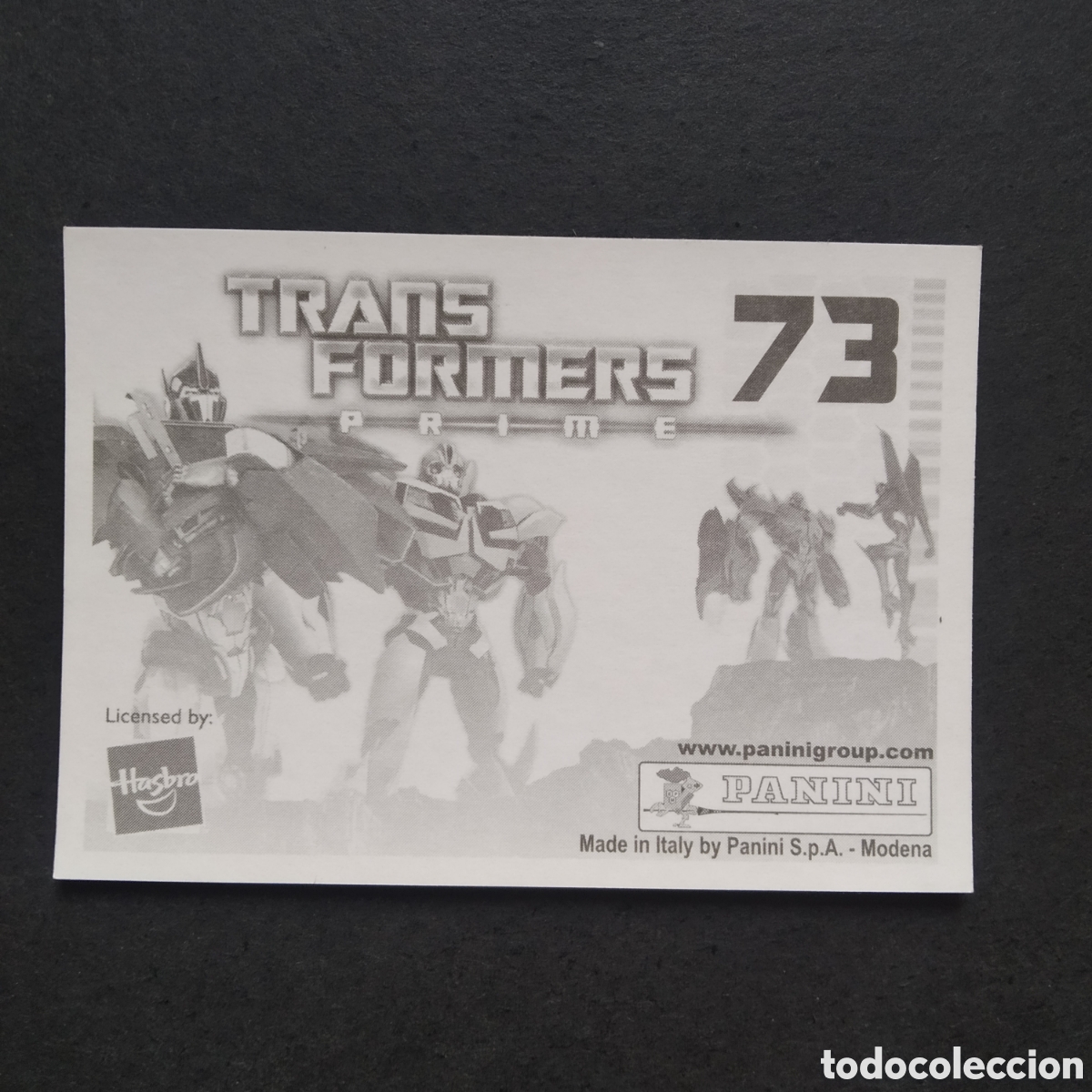 Coleccionismo cromos antiguos: CROMO - N&ordm; 073 - TRANSFORMERS PRIME - PANINI - A&Ntilde;O 2011 - Foto 2