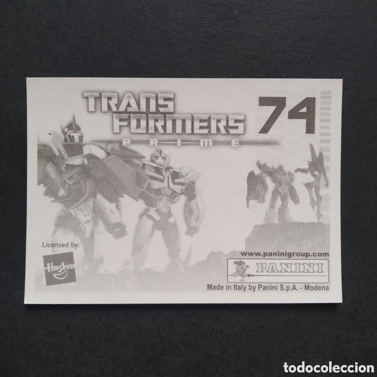 Coleccionismo cromos antiguos: CROMO - N&ordm; 074 - TRANSFORMERS PRIME - PANINI - A&Ntilde;O 2011 - Foto 2