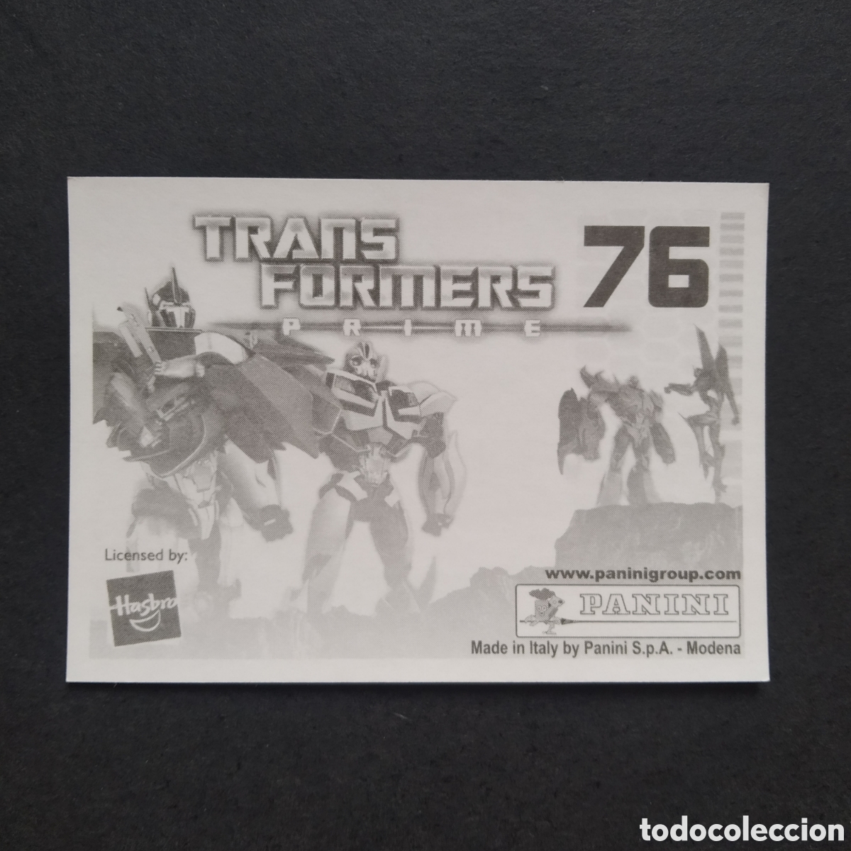 Coleccionismo cromos antiguos: CROMO - N&ordm; 076 - TRANSFORMERS PRIME - PANINI - A&Ntilde;O 2011 - Foto 2