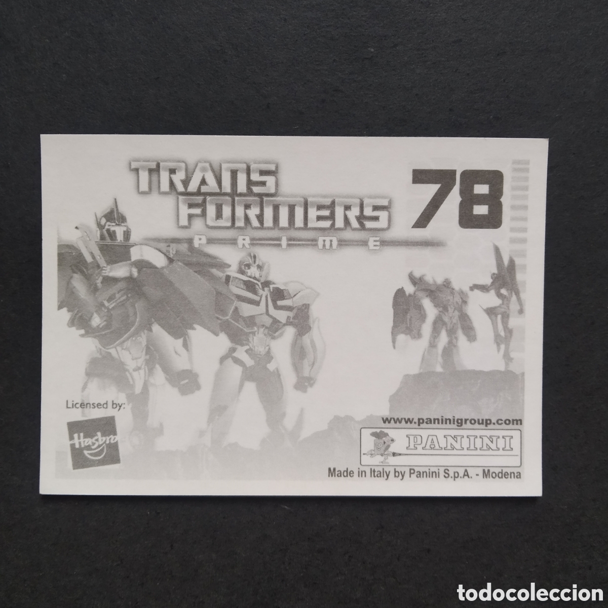 Coleccionismo cromos antiguos: CROMO - N&ordm; 078 - TRANSFORMERS PRIME - PANINI - A&Ntilde;O 2011 - Foto 2
