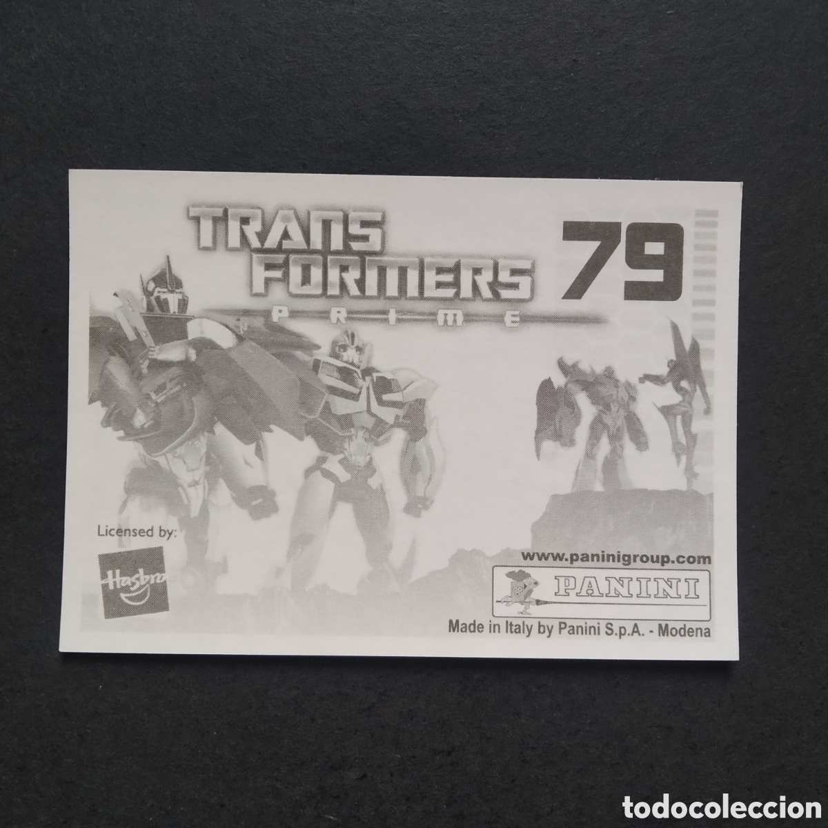 Coleccionismo cromos antiguos: CROMO - N&ordm; 079 - TRANSFORMERS PRIME - PANINI - A&Ntilde;O 2011 - Foto 2