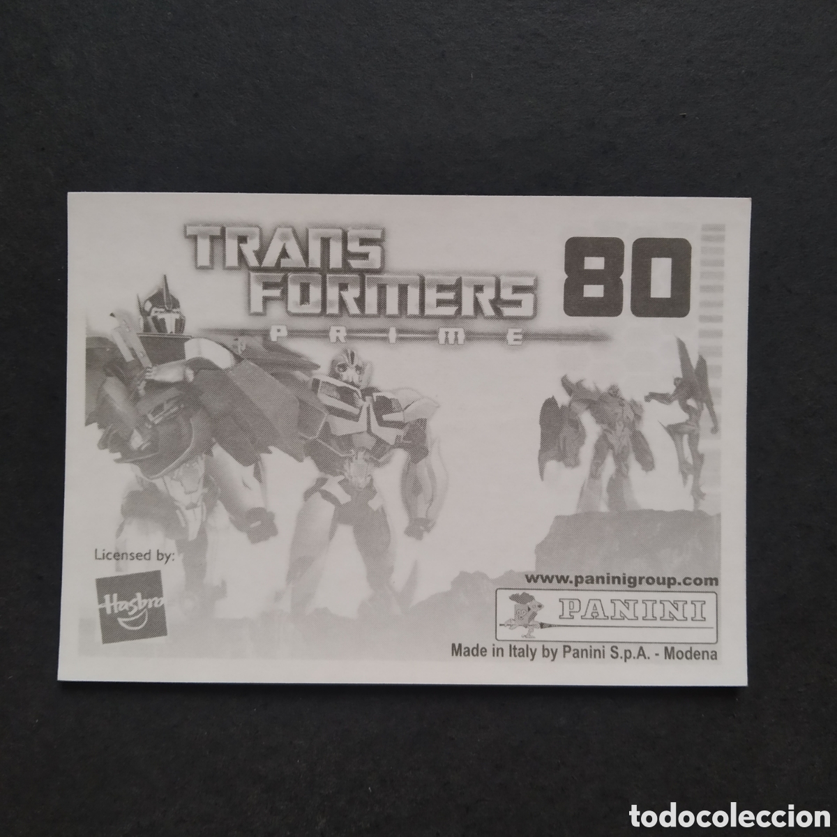 Coleccionismo cromos antiguos: CROMO - N&ordm; 080 - TRANSFORMERS PRIME - PANINI - A&Ntilde;O 2011 - Foto 2