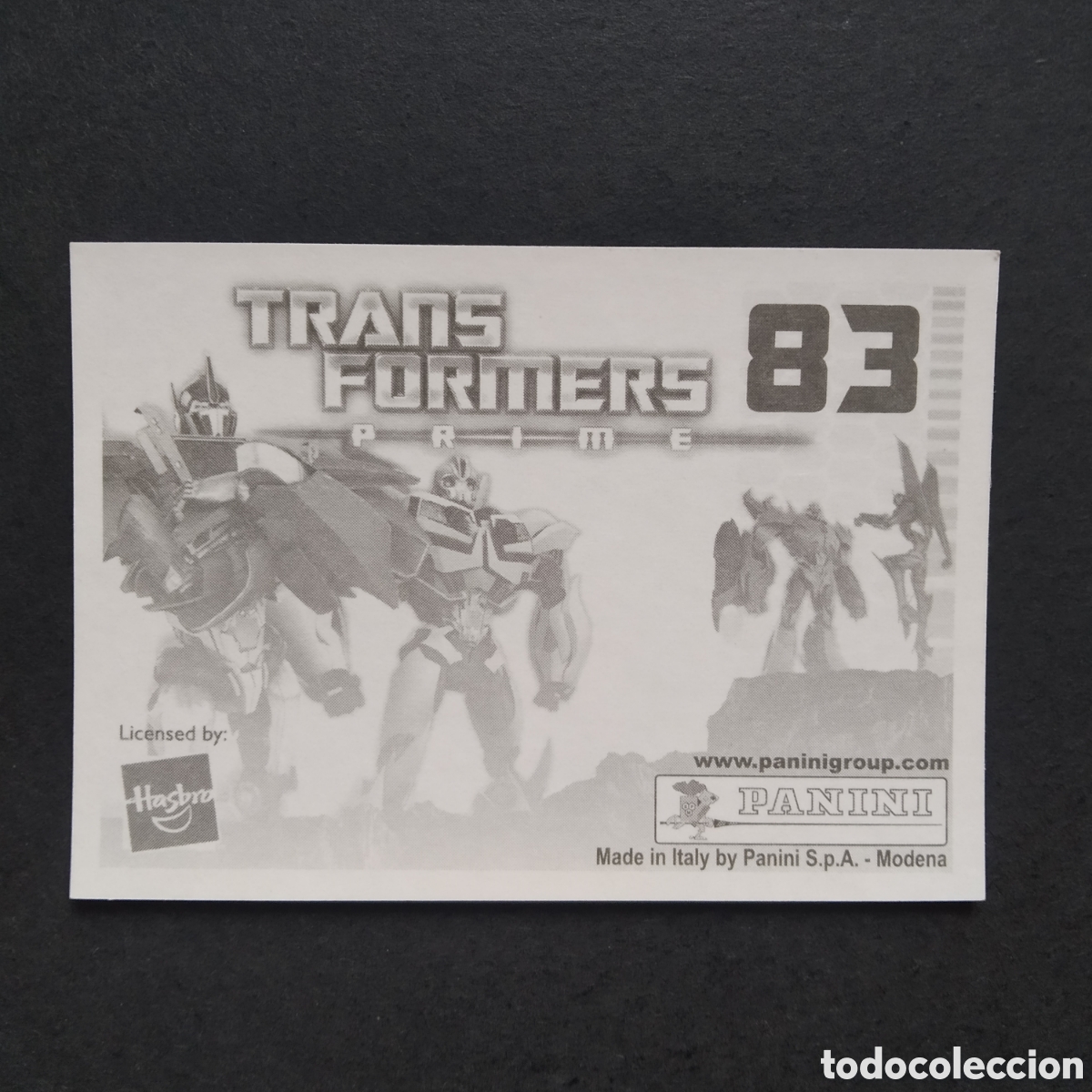 Coleccionismo cromos antiguos: CROMO - N&ordm; 083 - TRANSFORMERS PRIME - PANINI - A&Ntilde;O 2011 - Foto 2