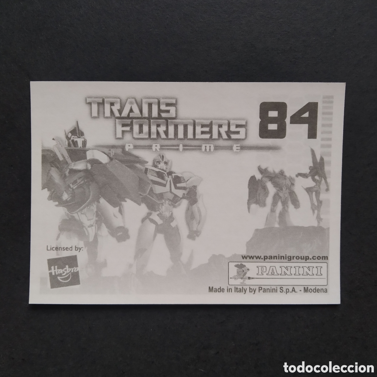 Coleccionismo cromos antiguos: CROMO - N&ordm; 084 - TRANSFORMERS PRIME - PANINI - A&Ntilde;O 2011 - Foto 2