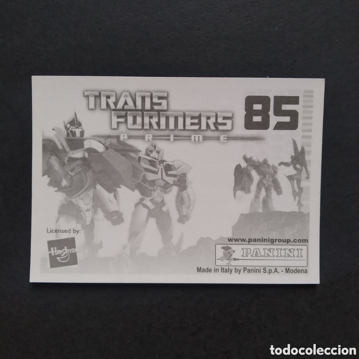 Coleccionismo cromos antiguos: CROMO - N&ordm; 085 - TRANSFORMERS PRIME - PANINI - A&Ntilde;O 2011 - Foto 2